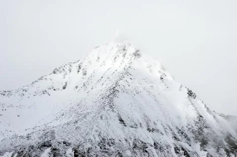 Mountain snow in winter Foto stock