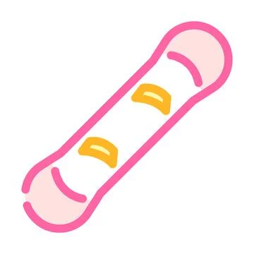 Mountain snowboard color icon vector illustration Stock Illustration