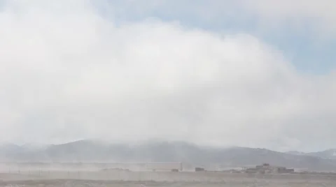 Mountain Solar Winter Stock Footage 61735095