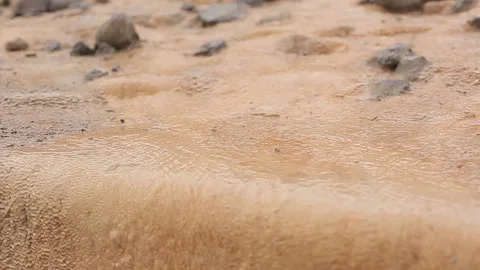 Mountain source of clean water, unity with nature, environmental problems. Stock Footage 115499739