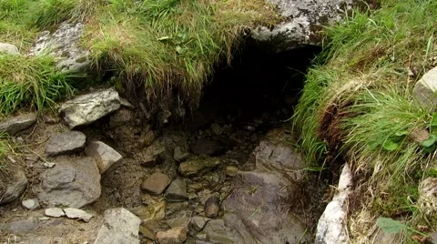 Mountain source of drinking water Stock Footage 68818648