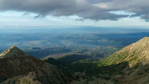 Mountain Splendor Time-Lapse - Tatras Under Blue Skies Stock Footage 291714115