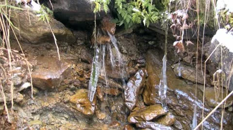 Mountain spring Stock Footage 8956722
