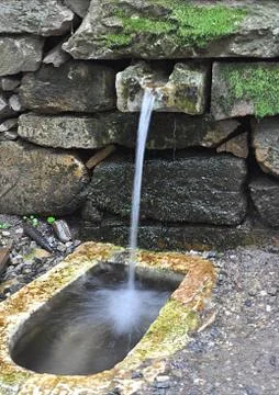 Mountain spring in nature Stock Photos