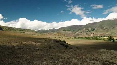 Mountain steppes of the Altai. Stock Footage 97371524