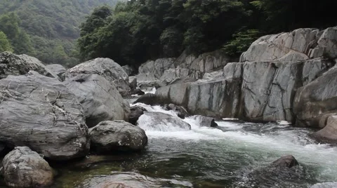 The mountain stone shoal Stock Footage 41677783