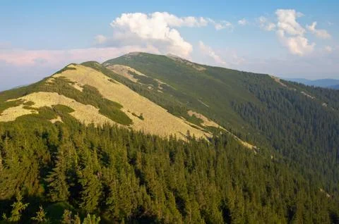 Mountain stony view Stock Photos