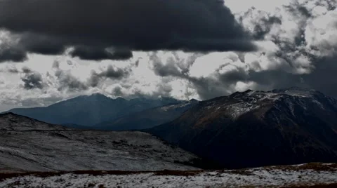 Mountain storm at 29.9fps Stock-Footage 43767659