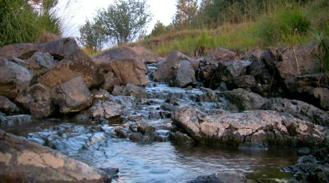Mountain stream 2 Stock Footage 280719