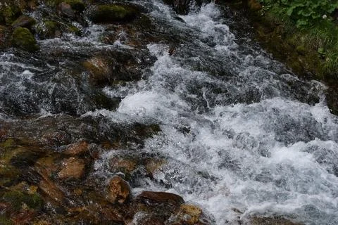Mountain stream - 6 Stock Photos