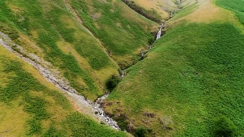Mountain stream aerial view 스톡 동영상 78699507