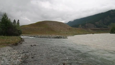 Mountain stream with clean water. Stock Footage 95036618