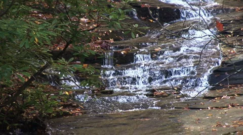 Mountain Stream Close Up Video stock 65864
