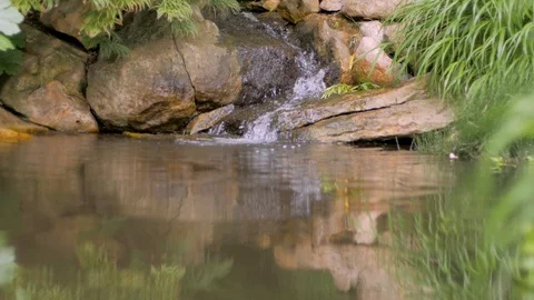 Mountain stream close up Stock Footage 96984275