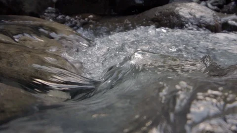Mountain stream close up Stock Footage 104954500