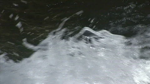 Mountain stream extreme close up Stock Footage 737236