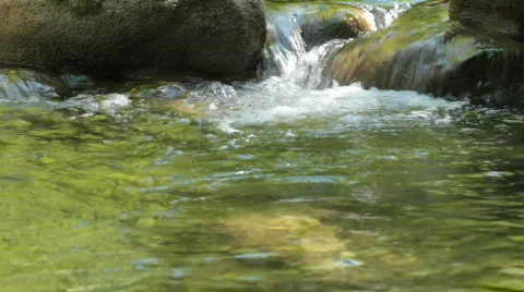 Mountain stream. Vídeos de archivo 860257