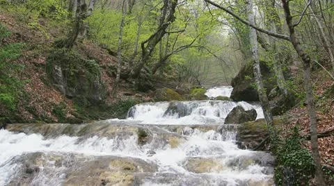 Mountain stream Stock Footage