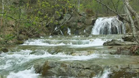 Mountain stream Stock Footage 11401028