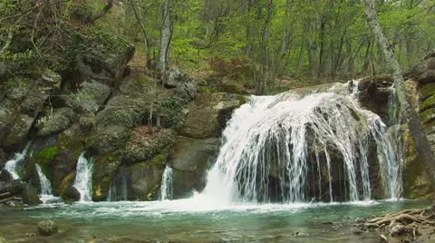 Mountain stream Stock Footage 11414545