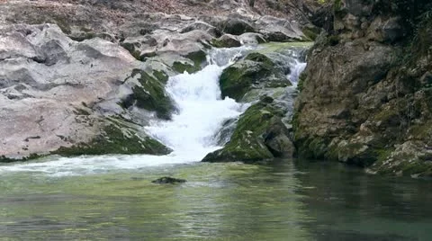 Mountain stream Stock Footage 18196576