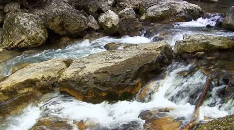 Mountain stream Stock Footage 21162463