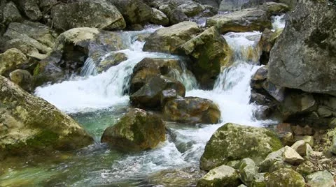 Mountain stream Stock Footage 21219931
