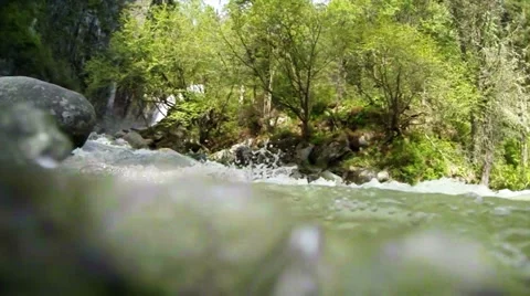 Mountain stream Stock Footage 30443483