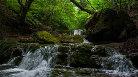 Mountain stream Stock Footage 43337979