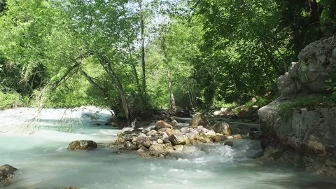 Mountain stream Stock Footage 77909207