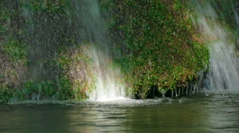 Mountain stream in the forest Stock Footage 67559244