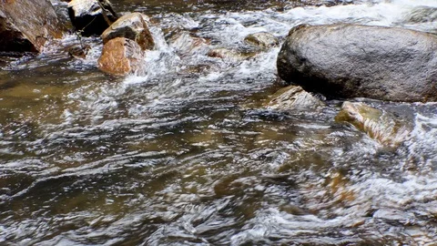 Mountain stream in the mountains 库存影片 117842806