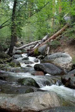 Mountain stream Stock Photos