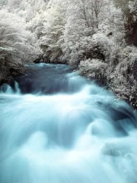 Mountain stream Foto stock