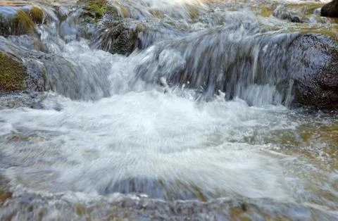 Mountain stream Stock Photos