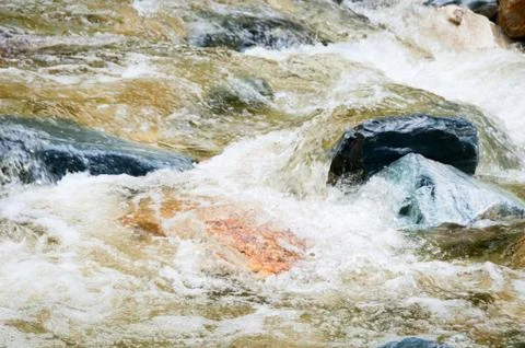 Mountain stream Stock Photos