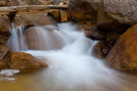 Mountain stream Stock Photos