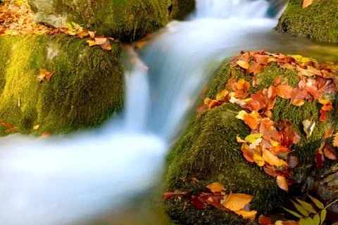 Mountain stream Stock Photos