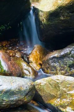 Mountain stream Stock Photos