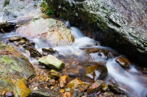 Mountain stream Stock Photos