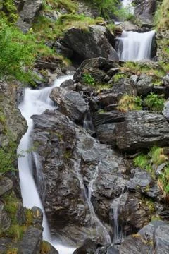 Mountain stream Stock Photos