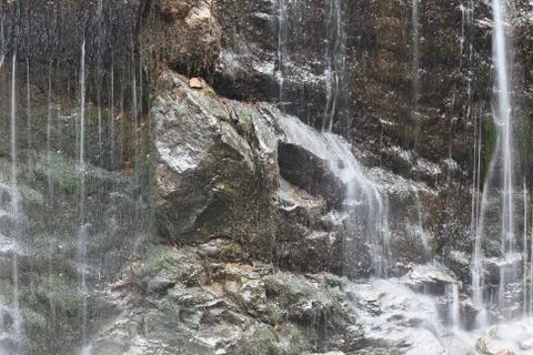 Mountain stream Stock Photos