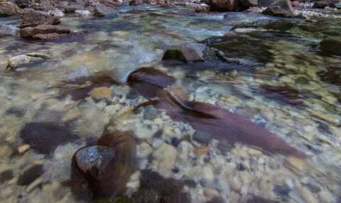 Mountain stream Stock Photos