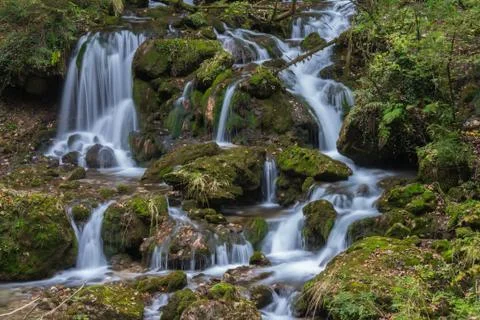 Mountain stream Stock Photos