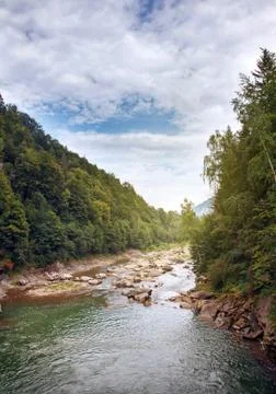 Mountain stream Foto stock