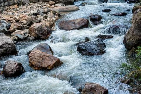 Mountain stream Foto stock