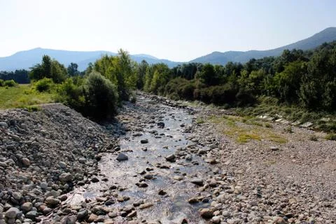 Mountain stream 스톡 사진