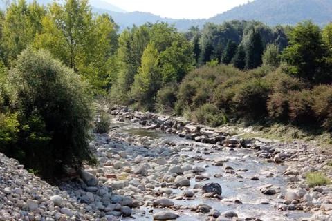 Mountain stream Stock Photos