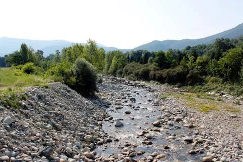 Mountain stream 스톡 사진