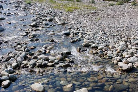 Mountain stream Stock Photos